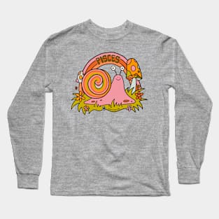 Pisces Snail Long Sleeve T-Shirt